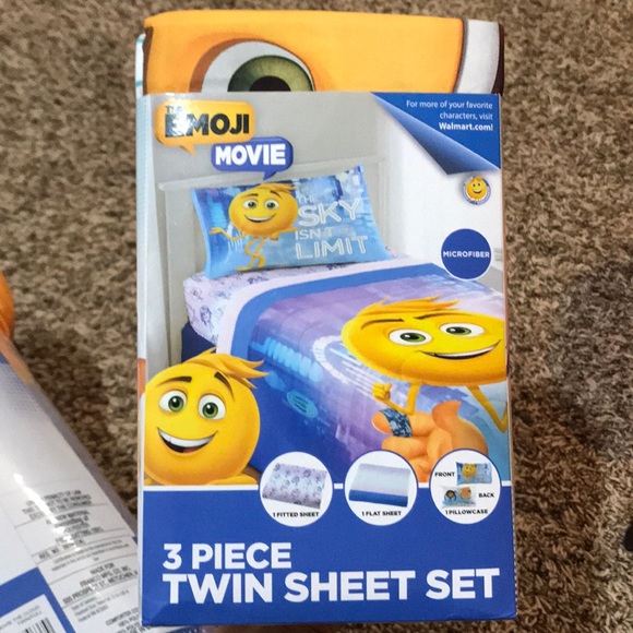 The Emoji Movie twin 3-piece sheet set - Picture 3 of 4